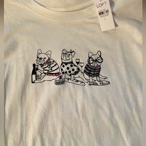 French Bulldog Long Sleeve Everyday Crew Tee